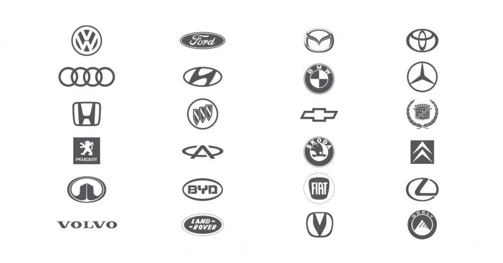 Таблица совместимых марок автомобилей
