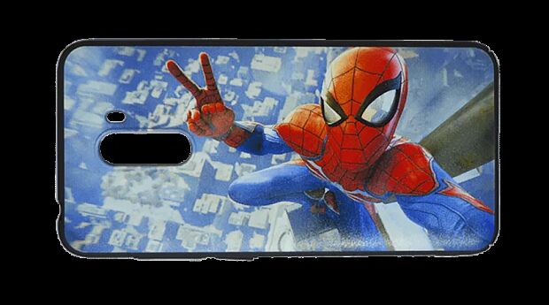 Защитный чехол для Xiaomi Pocophone F1 Spider-Man (Black/Черный) - 5