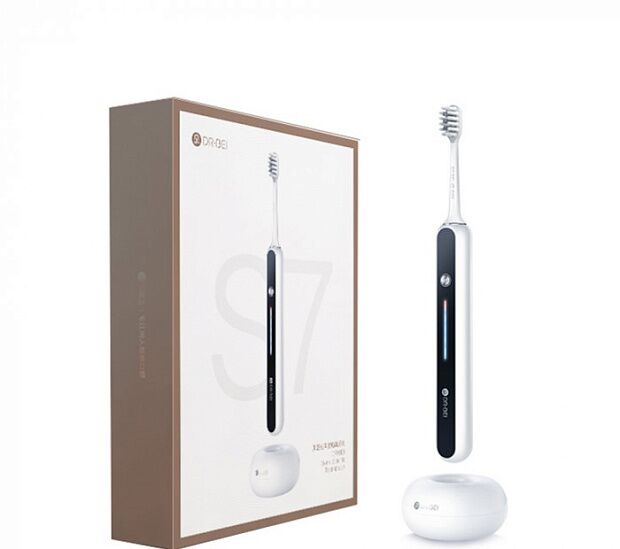 Электрическая зубная щетка Dr.Bei Sonic Electric Toothbrush S7 (Marbling white) - 5